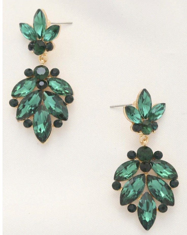Moonlit Gems Drop Earrings