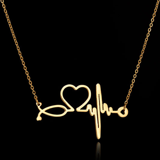 My Heartbeat Pendant Necklace