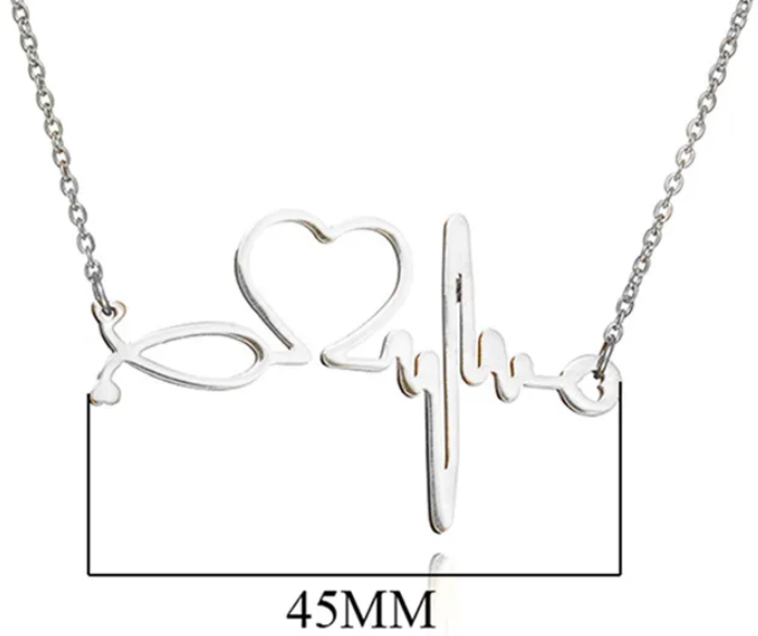 My Heartbeat Pendant Necklace