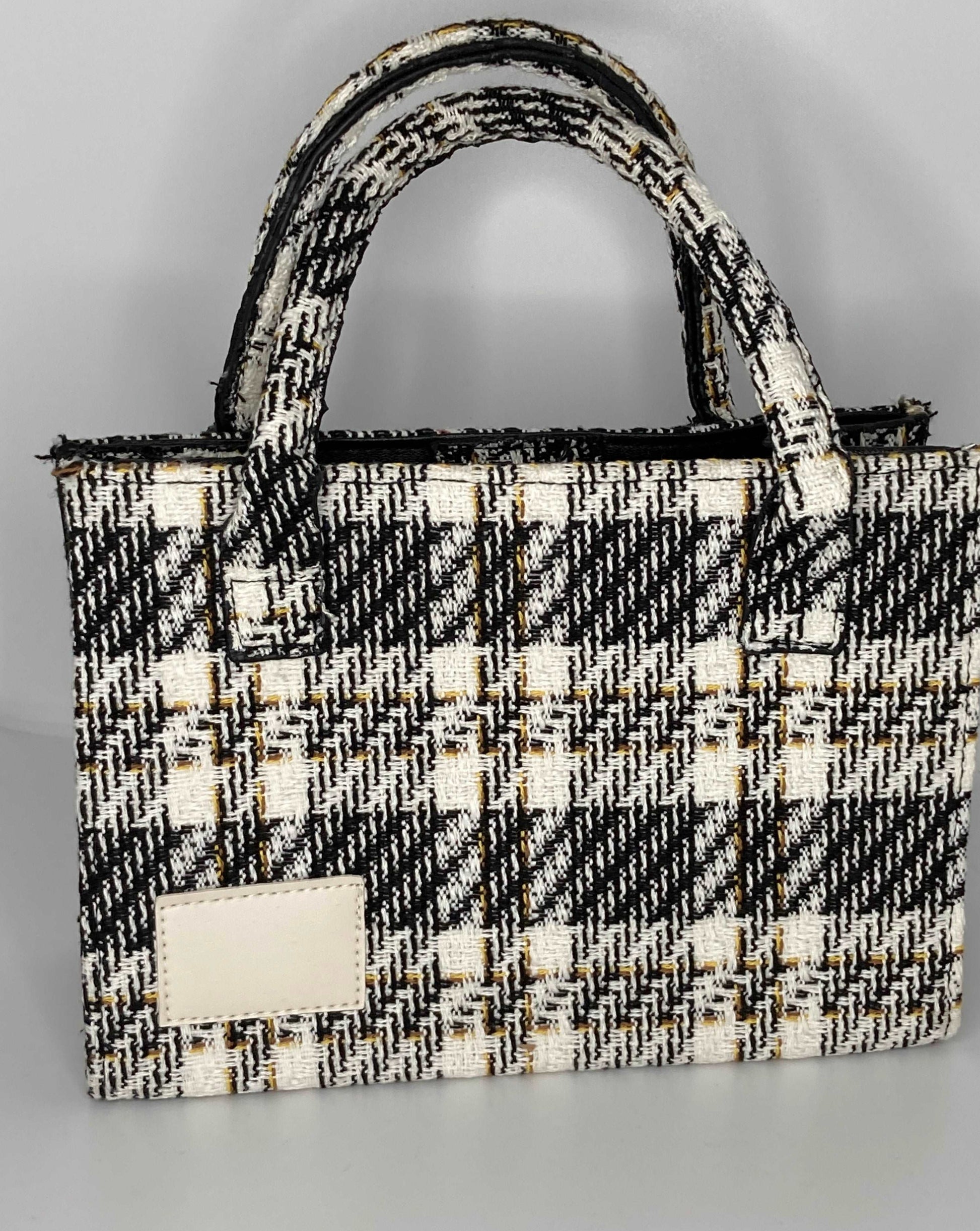 Plaid Tote Bag